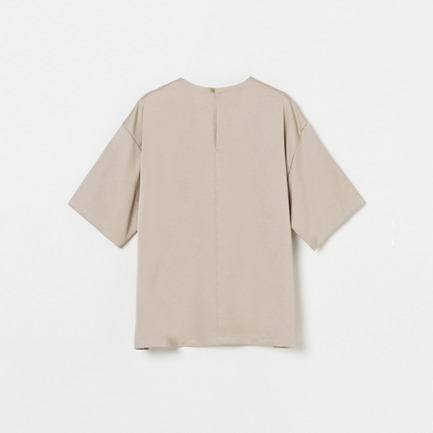 SILKY TWILL TEE BLOUSE 詳細画像 ベージュ 2