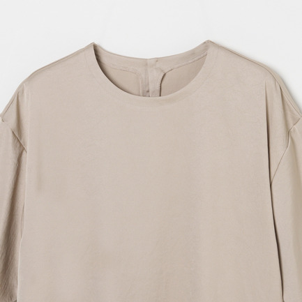 SILKY TWILL TEE BLOUSE 詳細画像 ベージュ 3