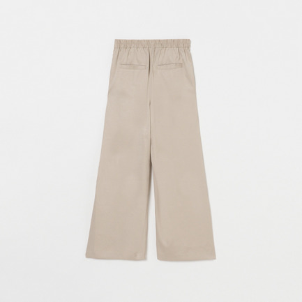 SILKY TWILL TUCK STRAIGHT PANTS 詳細画像 ベージュ 2