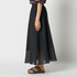SHEER GATHERED FLARE SKIRT 詳細画像