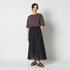 SHEER GATHERED FLARE SKIRT 詳細画像