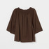COTTONLAWN SHIRRING BLOUSE 詳細画像