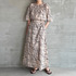 COTTONLAWN PRINT FLARE SKIRT／コットン ローン プリント フレア スカート（セットアップ対応） 詳細画像