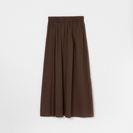 COTTONLAWN FLARE SKIRT 詳細画像 ダークブラウン 1