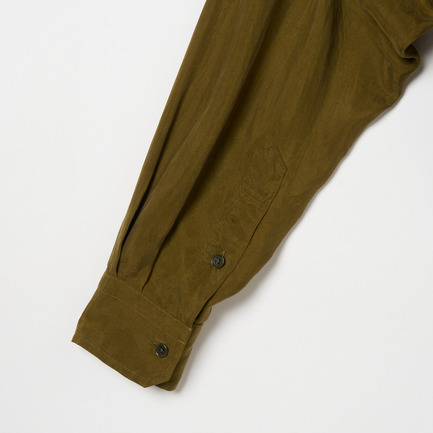 FIBRIL POCKET SHIRT 詳細画像 オリーブ 4