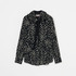 DOT PRINT FRILL COLLAR  BLOUSE 詳細画像