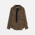 DOT PRINT FRILL COLLAR  BLOUSE 詳細画像