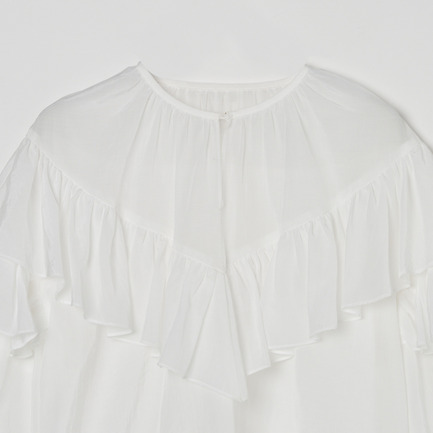 FRILL BLOUSE 詳細画像 オフホワイト 2
