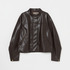 SYNTHETIC LEATHER RIDERS JACKET 詳細画像