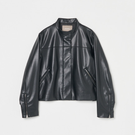 SYNTHETIC LEATHER RIDERS JACKET
