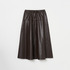 SYNTHETIC LEATHER FLARE SKIRT 詳細画像