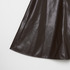 SYNTHETIC LEATHER FLARE SKIRT 詳細画像