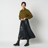 SYNTHETIC LEATHER FLARE SKIRT 詳細画像