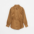 SYNTHETIC SUEDE SHIRT 詳細画像
