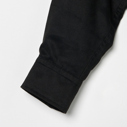 SYNTHETIC SUEDE SHIRT 詳細画像 ブラック 3