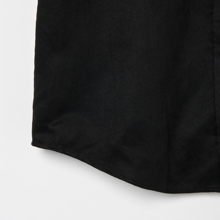 SYNTHETIC SUEDE SHIRT 詳細画像 ブラック 4