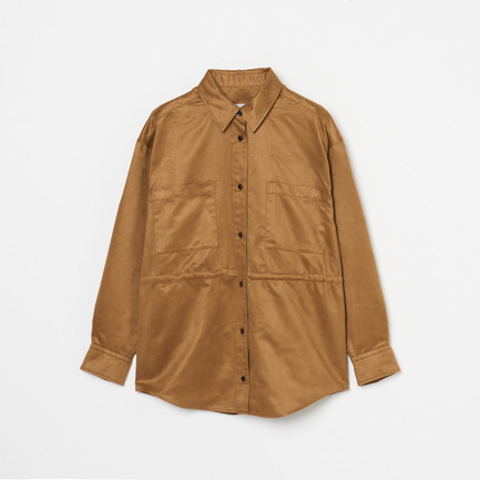 SYNTHETIC SUEDE SHIRT