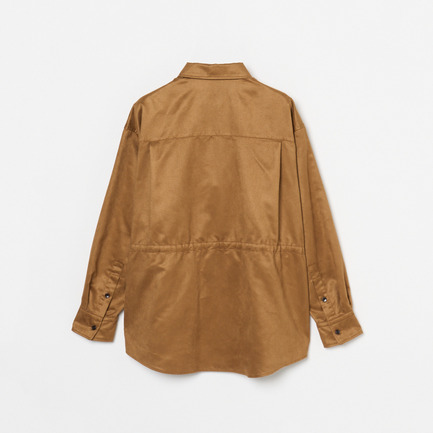 SYNTHETIC SUEDE SHIRT 詳細画像 キャメル 1