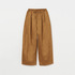 SYNTHETIC SUEDE BARREL LEG TUCK PANTS 詳細画像