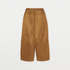 SYNTHETIC SUEDE BARREL LEG TUCK PANTS 詳細画像