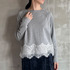 LACE COMBI KNIT 詳細画像