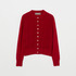 VELOUR CREW NECK CARDIGAN 詳細画像