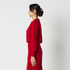 VELOUR CREW NECK CARDIGAN 詳細画像