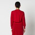 VELOUR CREW NECK CARDIGAN 詳細画像