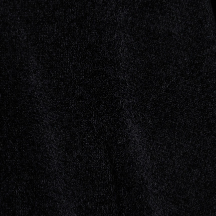 VELOUR CREW NECK CARDIGAN 詳細画像 【EC限定】ブラック&times;ブラックボタン 5