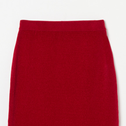 VELOUR I LINE SKIRT 詳細画像 ブラック 2