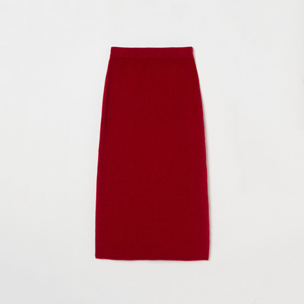 VELOUR I LINE SKIRT