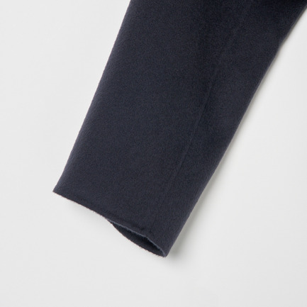 WOOL RIVER SHAWL COLLAR COAT 詳細画像 ネイビー 4