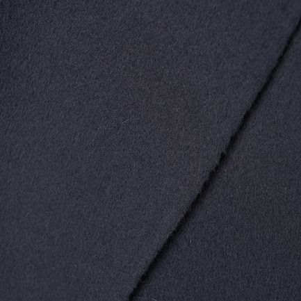 WOOL RIVER SHAWL COLLAR COAT 詳細画像 ネイビー 6