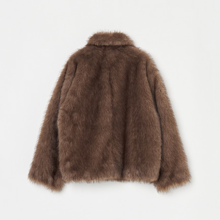 MINK LIKE FUR BLOUSON 詳細画像 ダークブラウン 2