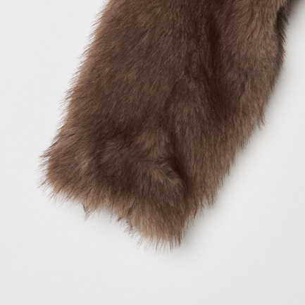MINK LIKE FUR BLOUSON 詳細画像 ダークブラウン 4