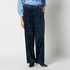 STRETCH VELOUR TUCK PANTS 詳細画像