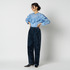 STRETCH VELOUR TUCK PANTS 詳細画像