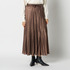 SHINY SATIN PLEATS SKIRT 詳細画像