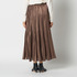 SHINY SATIN PLEATS SKIRT 詳細画像
