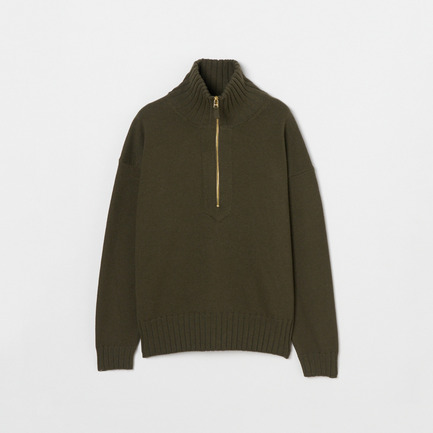 MIDDLE GAUGE KNIT PULLOVER 詳細画像 オリーブ 1