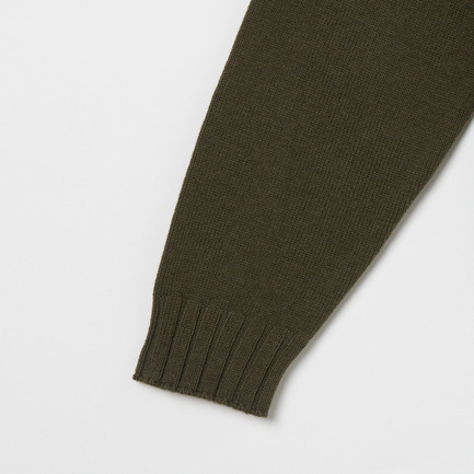 MIDDLE GAUGE KNIT PULLOVER 詳細画像 オリーブ 4