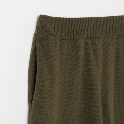 MIDDLE GAUGE KNIT PANTS 詳細画像 オリーブ 4