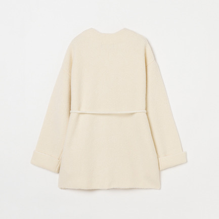 HERRINGBONE KNIT JACKET 詳細画像 アイボリー 2