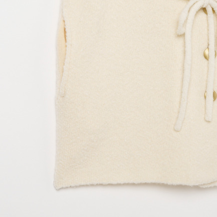 HERRINGBONE KNIT JACKET 詳細画像 アイボリー 5
