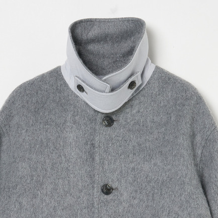 REWOOLSHAGGY SOUTIEN COLLAR COAT 詳細画像 ライトグレー 4
