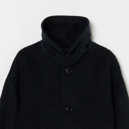 REWOOLSHAGGY SOUTIEN COLLAR COAT 詳細画像 ブラック 4