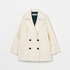 WOOL MELTON PEA COAT 詳細画像