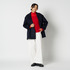 WOOL MELTON PEA COAT 詳細画像