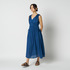 AIR DENIM GATHER DRESS 詳細画像