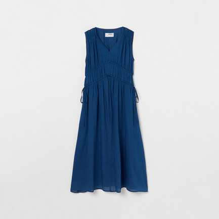 AIR DENIM GATHER DRESS